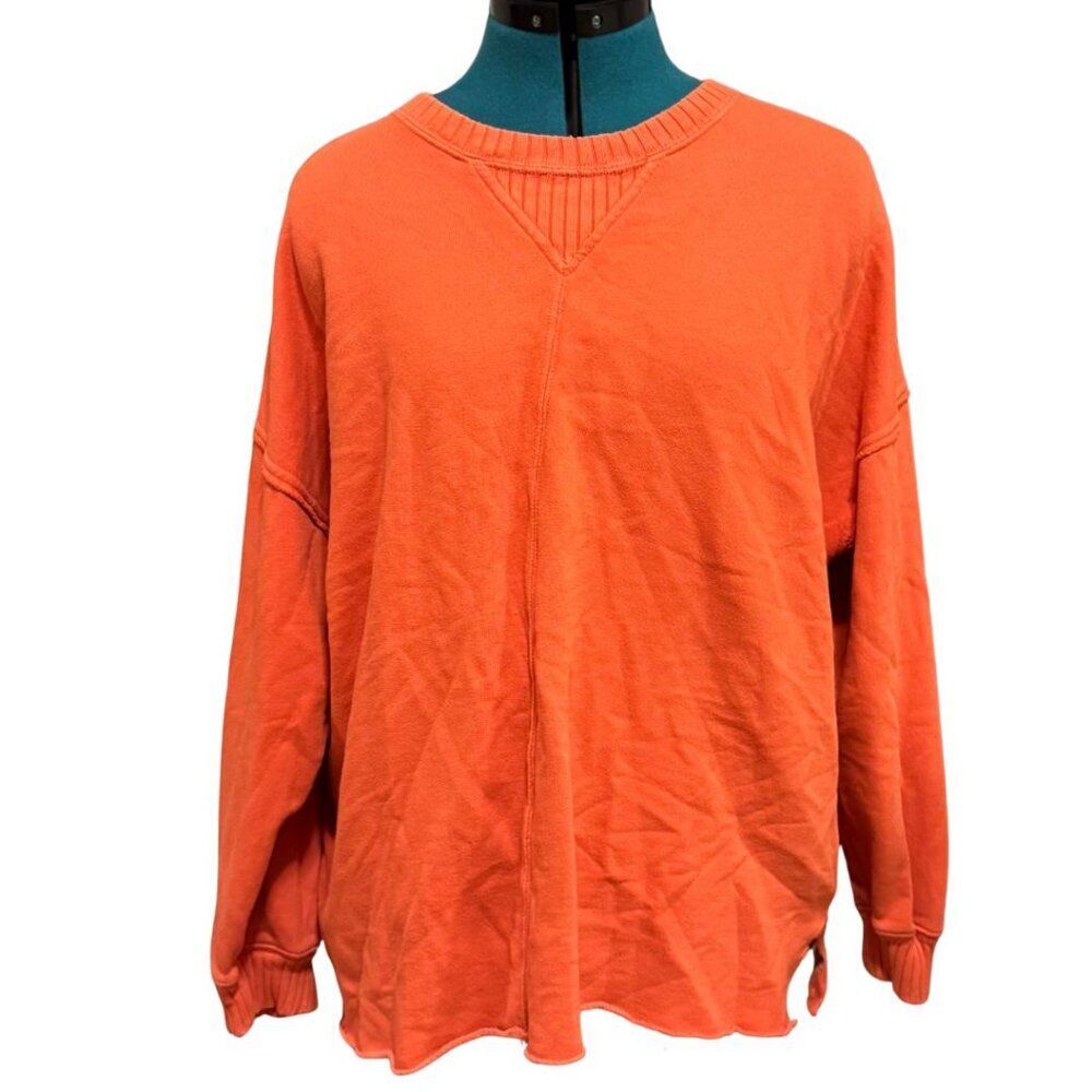 Aerie Down to Earth Sweatshirt - Poppy, Small (S)